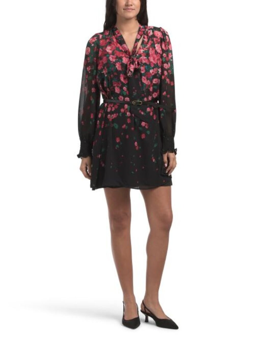 JACQUIE THE LABEL Elsie Mini Dress With Belt - Picture 1 of 6